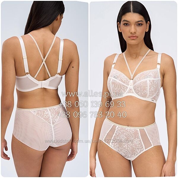 Alles Chiara M Gold - мереживний бюстгальтер, трусики, комплект. Польща