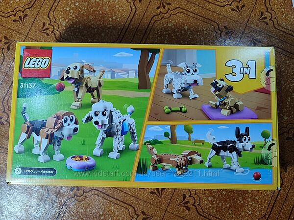 Конструктор LEGO Creator Милі собачки 31137