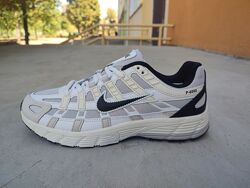 Кроссовки мужские Nike P - 6000 White Grey кожа сетка