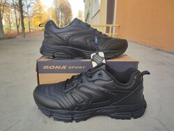 Кросівки чоловічі Bona 949V шкіряні чорні