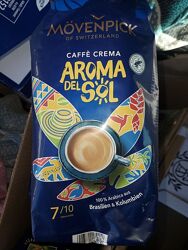 Кава Зернова Movenpick Caffe Crema Aroma del Sol Арома 100 Арабіка 1000 г