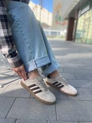 Кеди жіночі Notta bene K-0424 бежеві весна-осінь, замша натуральна 5822