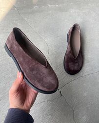 Лофери жіночі VANESSA T-300-03 шоколадні весна-осінь, замша натуральна 5832