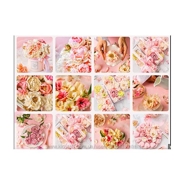 Marshmallow. Цветы из маршмеллоу. Тариф 2 Полный пакет Екатерина Завирюха