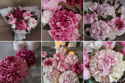 Зефирный флорист Светлана Зефирная флористика. Пионы из зефира