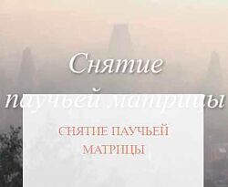 Снятие паучьей матрицы Анная