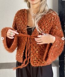 barbie. nika Кардиган Zvezdopad Свитер Ice Cream Кардиган Cristal вязание