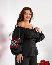 Блуза з вишивкою  