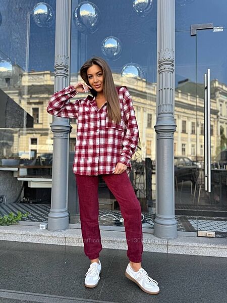 Затишний костюм з флісу та байки 