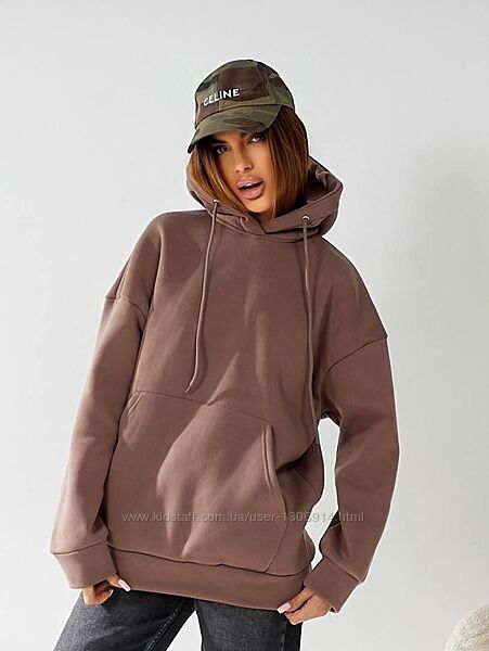 Худі трьохнить на флісі