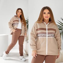 Жіночий костюм трьохнить з начосом