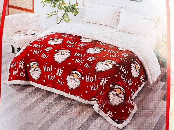 Плед двохсторонній з штучним хутром