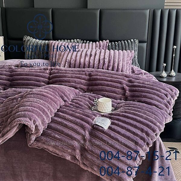 Постіль з велюру шарпей