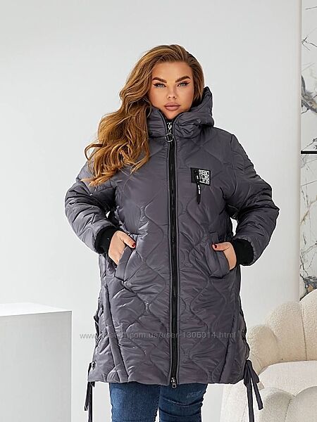 Зимове пальто на синтопоні 