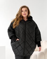 Стильний пуховик оверсайз 