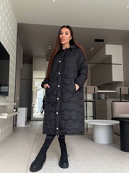 Стильна подовжена куртка