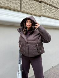  Тепла зимова куртка оверсайз 