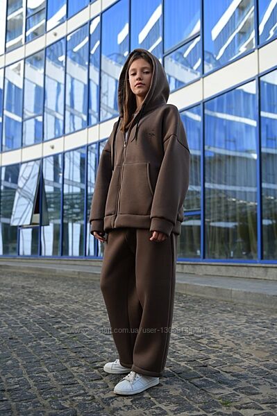 Підлітковий костюм оверсайз турецька тринитка пін´є