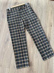 Max&co укорочені штани в клітинку, р.38
