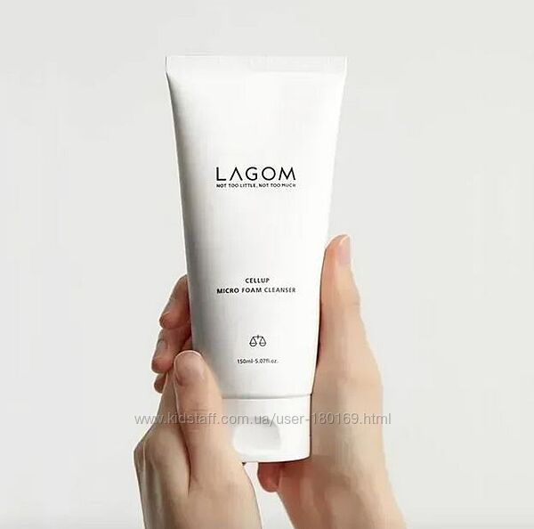 Глибоко очищуюча пінка для вмивання з мікро-бульбашками LAGOM Cell Up Micro