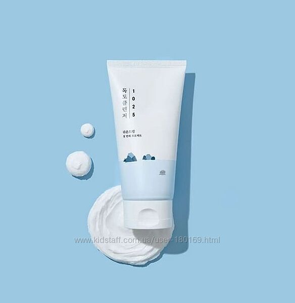 Мяка пінка для вмивання з морською водою Round Lab 1025 Dokdo Cleanser
