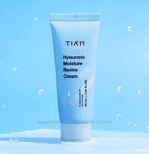 Глибокозволожуючий антивіковий крем TIAM Hyaluronic Moisture Revive Cream