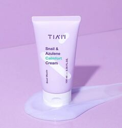 Улиточный крем c азуленом Tiam Snail & Azulene Calmfort Cream