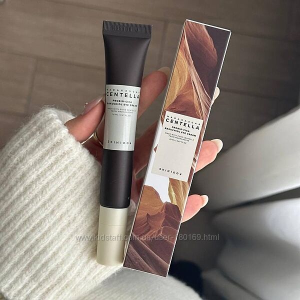 Омолоджуючий крем під очі з бакучіолом SKIN1004 Madagascar Centella