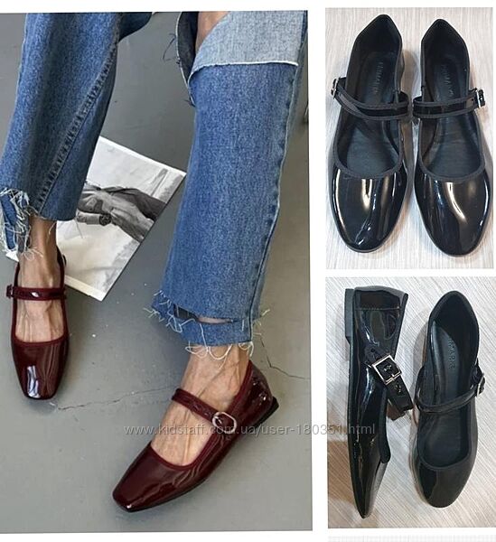 Трендові туфлі балетки Мері Джейн