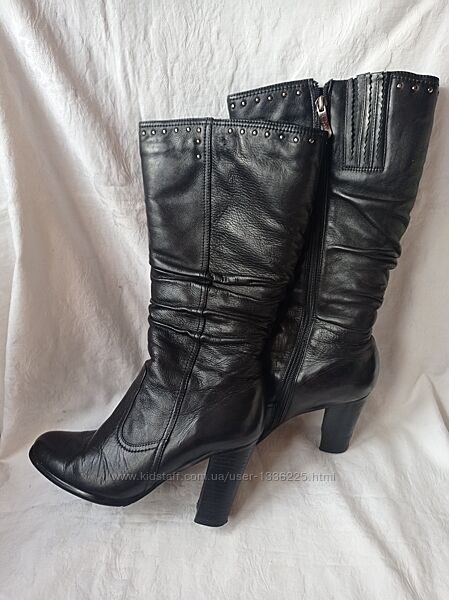 Сапоги зимние кожаные Respekt размер 38