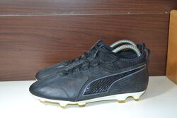 puma one 19.3 fg/ag 38.5р eclipse бутсы бампы кожаные шиповки оригинал
