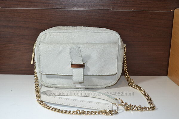 whistles сумка кожаная мех пони сумочка кроссбоди оригинал