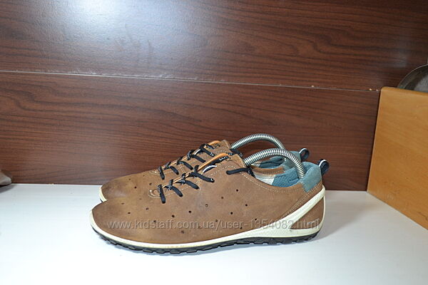 Ecco biom 41р кроссовки ботинки сникерсы кожаные. оригинал