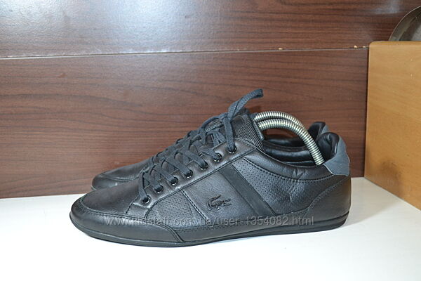 lacoste 42р кроссовки туфли кожаные оригинал полуботинки