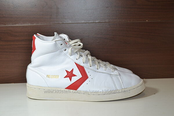 converse pro leather 41р кеды кроссовки кожаные хайтопы оригинал