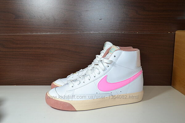 nike blazer mid 77 кроссовки 37.5р хайтопы кожаные оригинал кеды