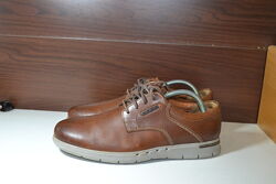 clarks 42-42.5р туфли полуботинки кожаные оригинал