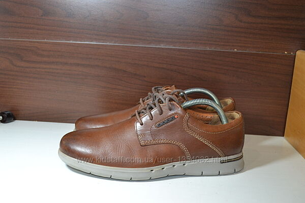 clarks 42-42.5р туфли полуботинки кожаные оригинал