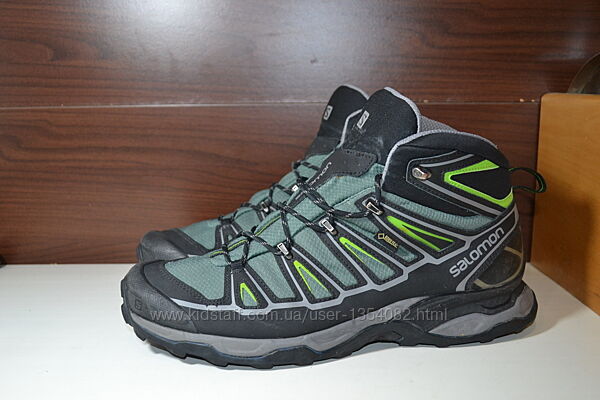 salomon x ultra mid gtx 46.5р ботинки кожаные тактические с мембраной