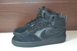 nike court borough mid 38р кроссовки зимние кожаные ботинки оригинал