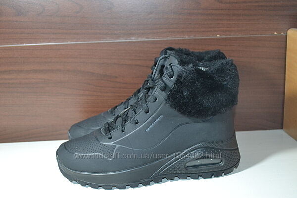 skechers 37-38р зимние утепленные ботинки кроссовки оригинал