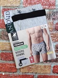 Арт.0021 набір чоловічіх боксерів 3шт від livergy размер євро l/6