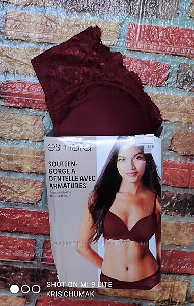 Арт.0030 бюстгалтер з мереживом від esmara розмір євро 85в