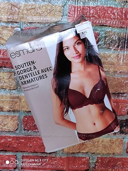 Арт.0030 бюстгалтер з мереживом від esmara розмір євро 85с