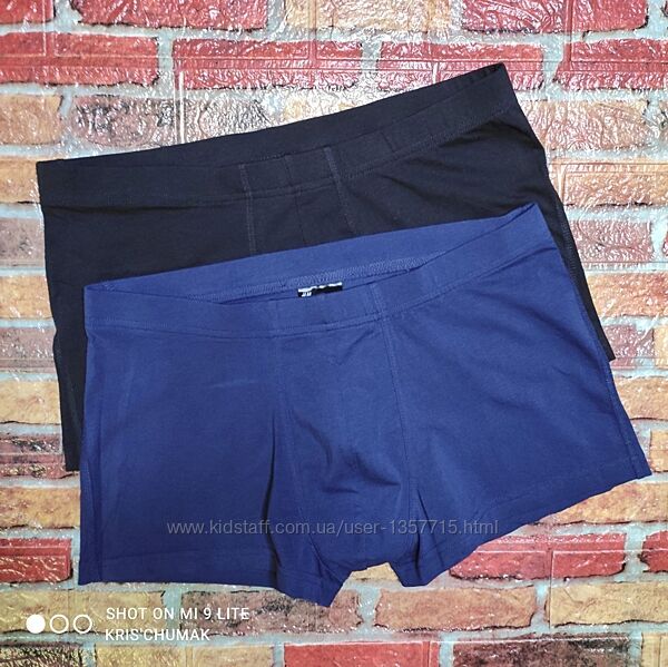 Арт.0238 набір боксери чоловічі 2 шт від h&m размер євро хl