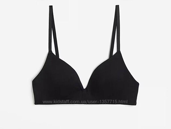 Арт.0262 бюстгальтер t-shirt від h&m чорний без кісточок