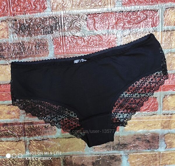 Арт.0292 трусики бразиліана з мереживом від h&m розмір євро s