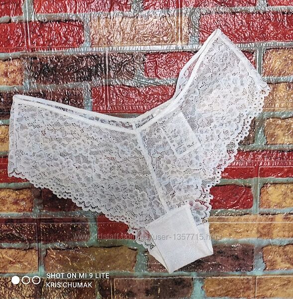 Арт.0306 трусики бразиліана мереживні від h&m розмір євро м