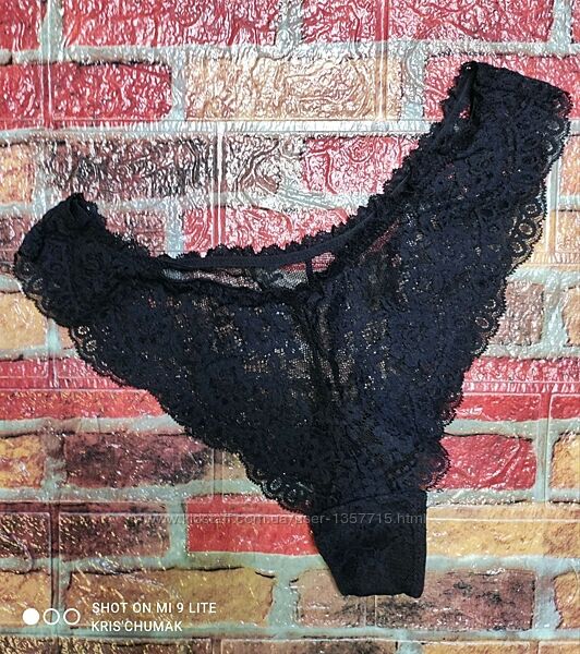 Арт.0308 трусики бразиліана мереживні від h&m розмір євро м