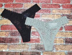 Арт.0309 набір 2шт трусики танга мереживні від h&m розмір євро м